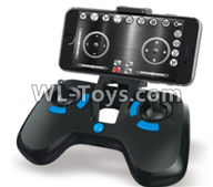 Wltoys Q626 Q626-B Parts-38 Transmitter with Mobile phone holder(Not include the Mobile phone),Wltoys Q626 Q626-B RC Quadcopter Drone Spare Parts Accessories,Wltoys Model Q626 Replacement Accessories